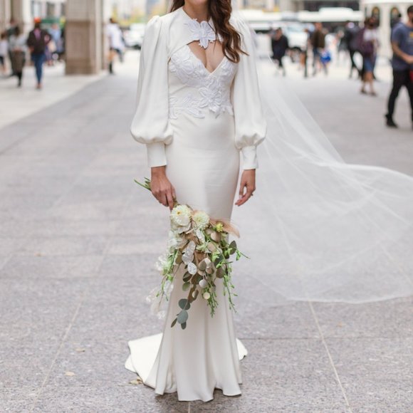Elizabeth Fillmore IRIS dress and EDWARDIAN SHRUG - Picture 5 of 16